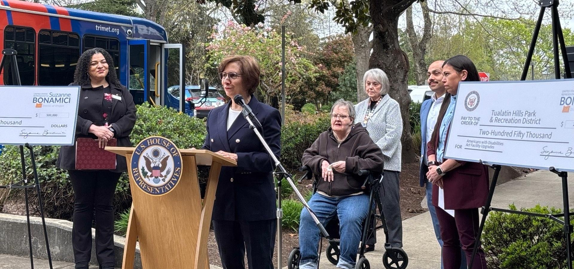 Congresswoman Bonamici Secures $750,000 for Accessibility Improvements