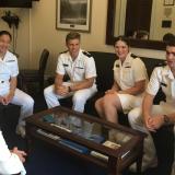 Bonamici meeting with Naval Academy Students, May 2017
