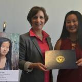 Suzanne Bonamici with 2017 Art Competition Winner