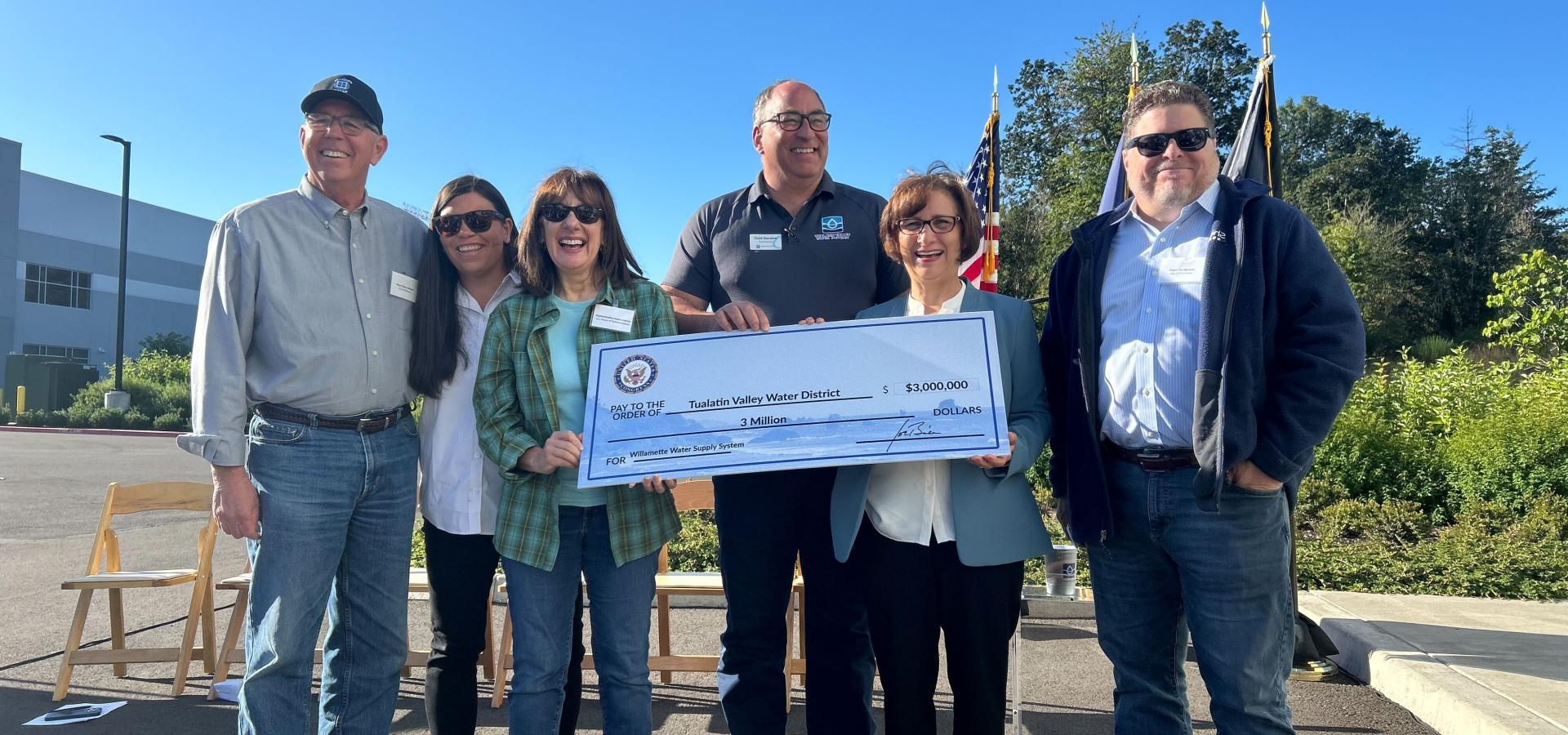 Congresswoman Bonamici and Congresswoman Salinas celebrate funding for the Willamette Water Supply System